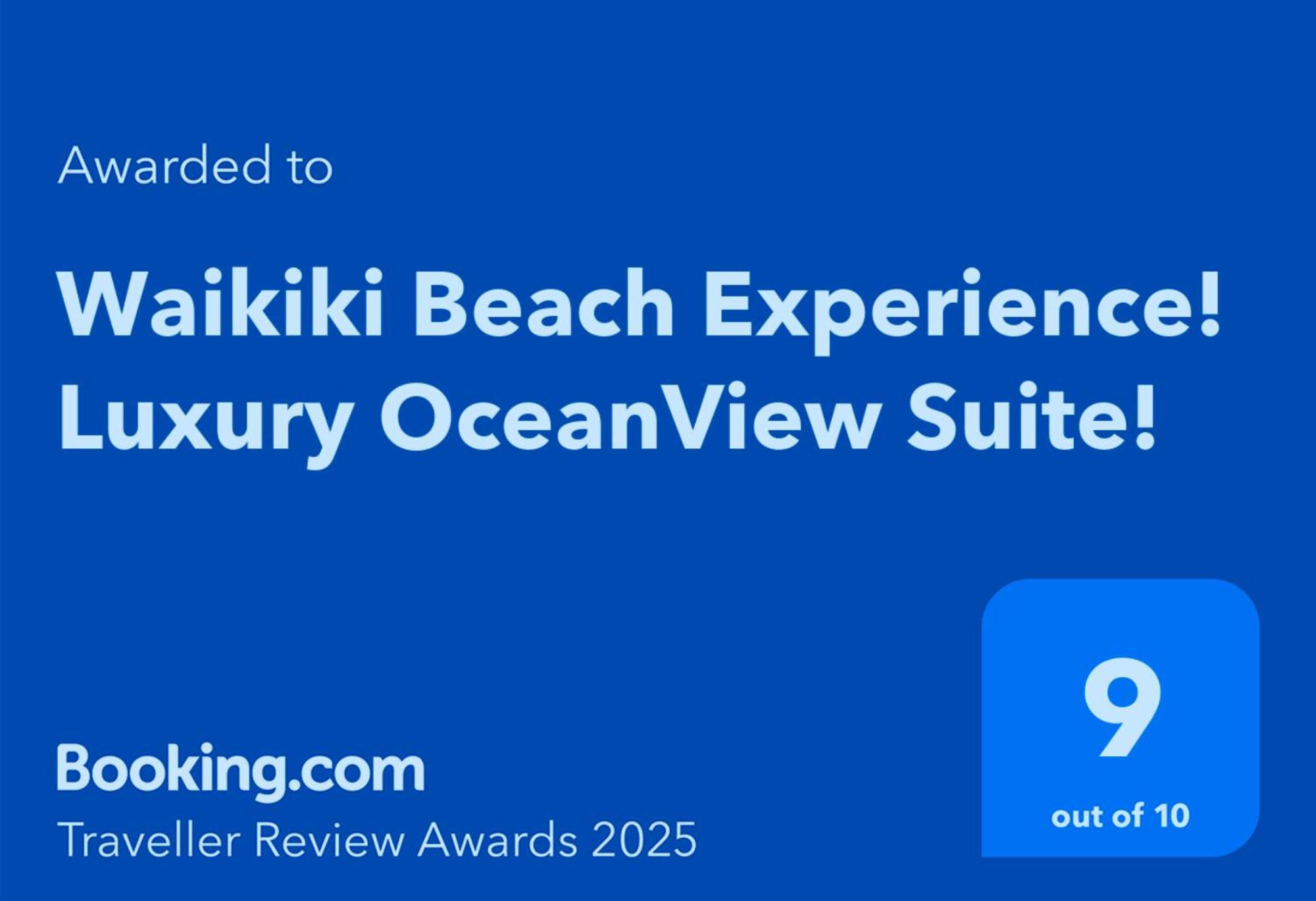 Waikiki Beach Experience! Luxury Oceanview Suite! 호놀룰루 외부 사진